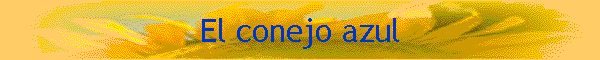 El conejo azul